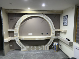 Photo de galerie - Réalisation meuble télé 