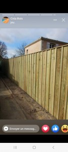 Photo de galerie - Palissade bois