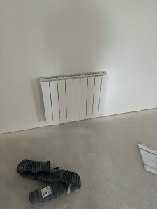 Photo de galerie - Pose de radiateur 