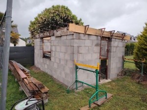 Photo de galerie - Fabrication d'une cabane de jardin 