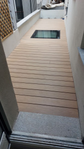 Photo de galerie - Réalisation d’une terrasse plots 