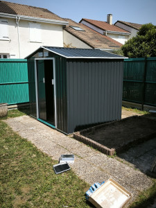 Photo de galerie - Montage abri jardin