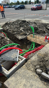 Photo de galerie - Installation d’une chambre T1+ coffrage pour Massif béton