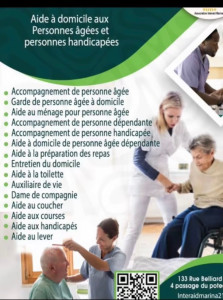 Photo de galerie - Soins à domicile aide soignante, auxiliaire de vie,infirmier 