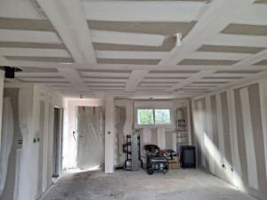 Photo de galerie - Pose de bandes + finition 