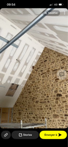 Photo de galerie - Réalisation de plafond en plaque de plâtre 