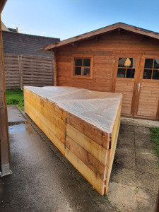 Photo de galerie - Création d'une protection pour l'hiver 
