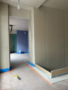 Photo de galerie - Voici les travaux de placo