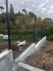 Photo de galerie - Clôture, grillage, rigide, mur, périphérique Maison