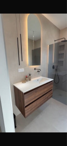 Photo de galerie - Réalisation de le plomberie + pose des appareils sanitaires 