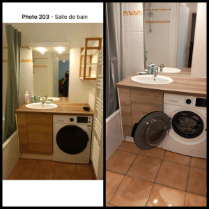Photo de galerie - Nettoyage approfondi de la salle de bain :
Nettoyage en profondeur de tous les meubles, intérieur et extérieur
Nettoyage du lavabo et de la robinetterie
Nettoyage de la douche/baignoire
Nettoyage des WC
Nettoyage des murs et surfaces accessibles
Nettoyage
