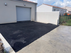 Photo de galerie - Chantier terminé avec la réalisation de l’enduit 