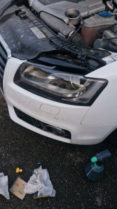 Photo de galerie - Polissage feux avant.