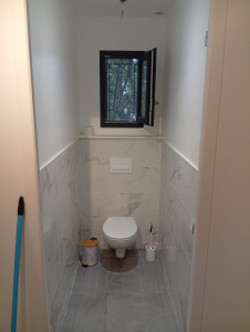 Photo de galerie - Pose WC suspendu 