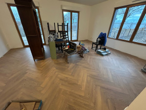 Photo de galerie - Pose de parquet - Revêtement de sol
