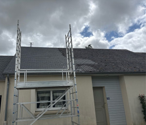 Photo de galerie - Nettoyage toiture 