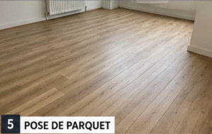 Photo de galerie - Pose de parquet 