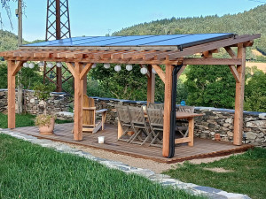 Photo de galerie - Pergola bois + Terrasse