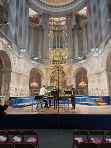 Photo de galerie - Enregistrement de musique baroque à la Sainte-Chapelle du château de Versailles