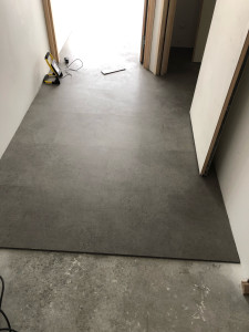 Photo de galerie - Pose d un revêtement de sol 