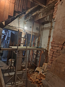 Photo de galerie - Ouverture de mur porteur 
