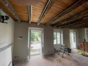 Photo de galerie - Doublage d’un mur extérieur