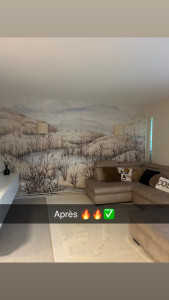 Photo de galerie - Peinture - Tapisserie
