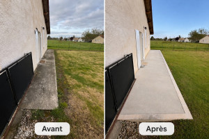 Photo de galerie - Rénovation d’une terrasse chez un client