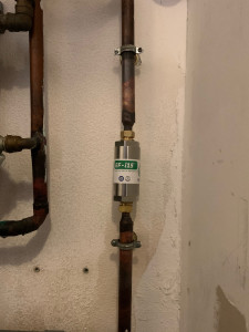 Photo de galerie - Installation de Drageau Efficalc anti calcaire ✅