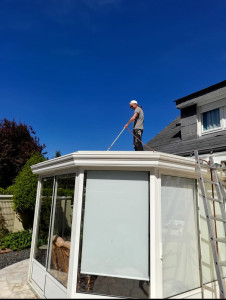 Photo de galerie - Nettoyage annuel d'un dessus de vérandas...
