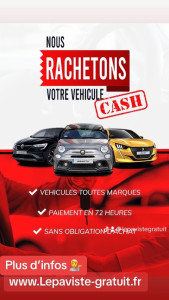 Photo de galerie - Rachat voiture cash