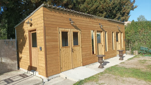 Photo de galerie - Construction d'un cabanon en bois 