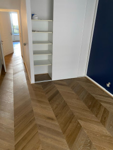 Photo de galerie - Pose de parquet - Revêtement de sol