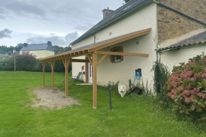 Photo de galerie - Création d'un carport attenant à une maison