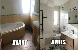 Photo de galerie - Renovation salle de bain 