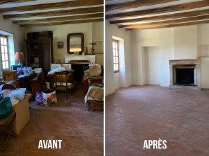 Photo de galerie - Vide maison complet effectué chez service clients 