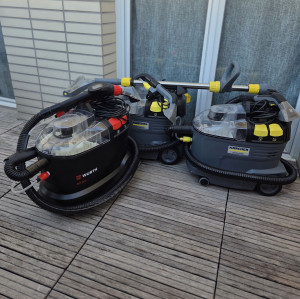 Photo de galerie - Karcher Puzzi 8.1 & Wurth Seg 10 :
Canapé, matelas, tapis, moquettes, chaise, etc.