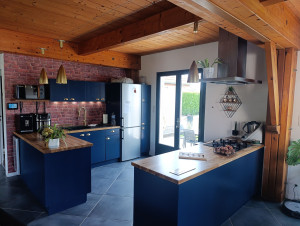 Photo de galerie - Rénovation d' une cuisine complète.
