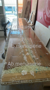 Photo de galerie - Plan travail epoxy 