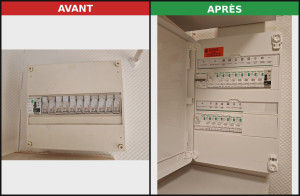 Photo de galerie - Remplacement du tableau électrique
