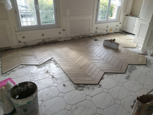 Photo de galerie - Pose de parquet - Revêtement de sol