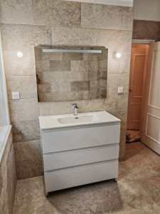 Photo de galerie - Rénovation d'une salle de bain 