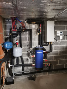 Photo de galerie - Installation pompe à chaleur air eau chappee 