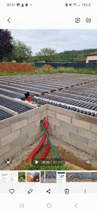 Photo de galerie - Pose de plancher hourdi