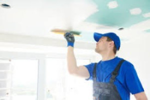 Photo de galerie - Bandes, placo, peinture, faux plafond