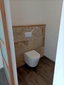 Photo de galerie - Pose de wc suspendu 