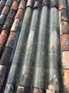 Photo de galerie - Remplacement de plaque translucide fissuré 