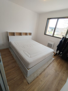 Photo de galerie - Montage de lit coffre + tête de lit