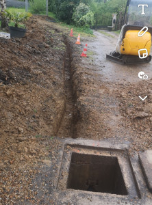 Photo de galerie - Tranchée passage de réseau
