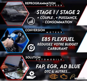 Photo de galerie - Mécanique toute marque service rapide 
solution ADBLEU 
solution FAP 
solution EGR 
entretien et recherche de panne 